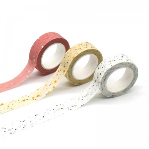 Chinese Professional Custom Colorful Glitter Textures Tape Adhesive Tape Glitter Tape for Decorative Gift Wrapping