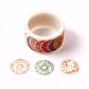 Hot New Products Waterproof Custom Printed Colored Gold Foil Sticky Washi Paper Tape