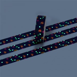 Glow in the dark washi tape with multiple glow ink possible