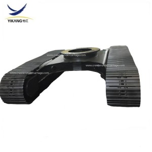 10-30 tons excavator parts rubber or steel track undercarriage with slewing bearing from China Yijiang