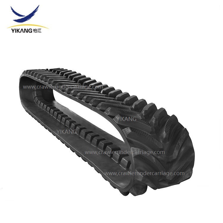 Rubber tracks for large agricultural machinery