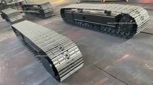Ĉina fabrikisto 20 tunoj borplatformo hidraŭlika crawler aŭtofundo por konstrua maŝinaro