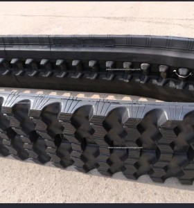 Skid loader Zig-zag rubber track para sa 450x100x50 Kasya para sa Takeuchi TL12 TL150 TL250