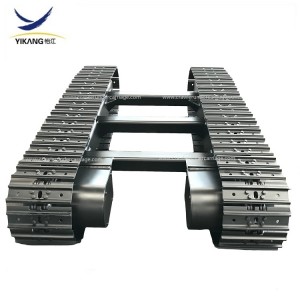 Sistema de tren de rodaje de orugas de acero con plataforma hidráulica personalizada para excavadora con plataforma de perforación del fabricante de China