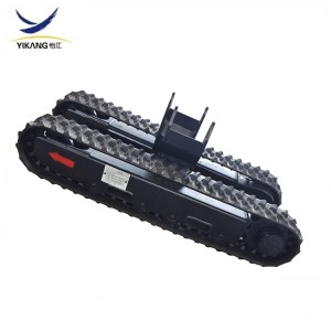 Spider lift parts hydraulic rubber track undercarriage for 2 tons multifunctional crane lift robot
