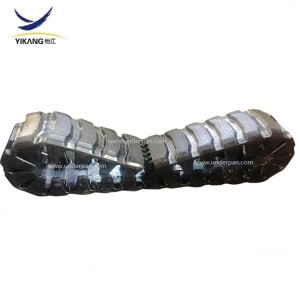 Cingolo in gomma 340×152,4×26 (10x6x26) sopra gli pneumatici per minipala dalla Cina Yijiang