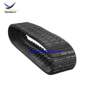 custom 381×101.6×42 rubber track for special crawler machinery