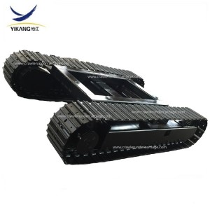 custom crawler steel track undercarriage plataporma nga porma sa China Yijiang nga kompanya alang sa drilling rig carrier