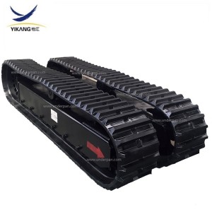 China manufacturer 6tons single side undercarriage with rubber track for drilling rig agriculture machinery