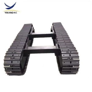 Factory 6 tons steel crawler undercarriage chassis for transport vehicle drilling rig