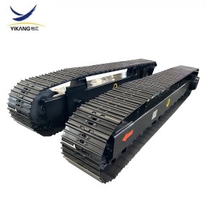 60 tons steel track undercarriage for heavy machinery drilling rig mobile crusher