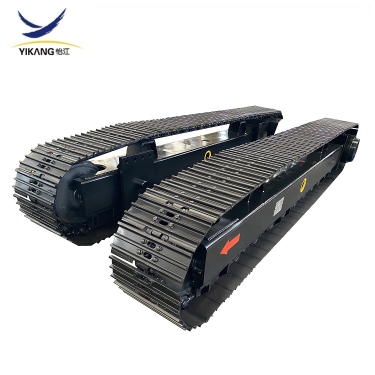 60 tons steel track undercarriage for heavy machinery drilling rig mobile crusher Featured Image