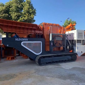 Tren de rodaxe de aceiro personalizado para trituradora móbil de transporte de 20-150 toneladas