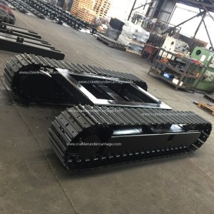 Custom steel crawler track undercarriage na may dalang 6 na tonelada mula sa mga tagagawa ng China