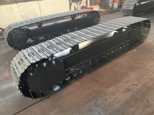 SJ1500B Sistema di sottocarro cingolato in acciaio Escavatore per piattaforma di produzione cingolata Frantoio mobile Produzione di macchine edili