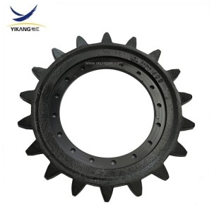 rubber track undercarriage partes sprocket (4 pieces) cylindro apta ad Morooka MST2200 MST1500 dump salsissimus vir vivens