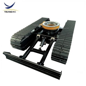 custom rubber or steel track crawler undercarriage with dozer blade for excavator bulldozer