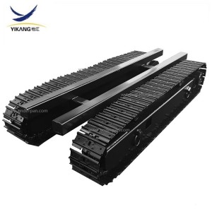 1-15 tons custom telescopic structure steel track undercarriage for crawler drilling rig chassis