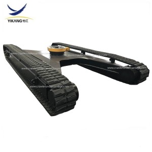 Rubber track undercarriage