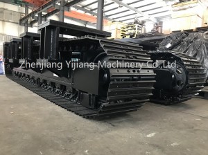 30-40 tons drilling rig parts steel track undercarriage with customized structures