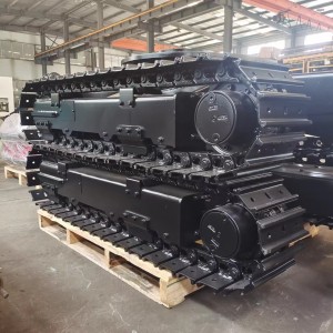 Rubber track undercarriage ug steel track undercarriage alang sa drilling rig customized factory manufacturer