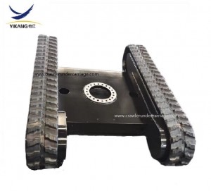 prilagođeni dijelovi robota mini dizalice gumena platforma podvozja gusjeničara s hidrauličkim ili električnim pogonskim sustavom