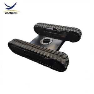 Facory Custom rubber-kruiponderstelplatform met roterende ondersteuning vir klein hyskraan-spinnekoplig