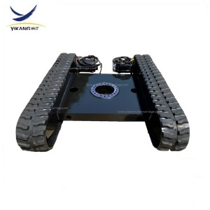2.8 tons custom rubber track undercarriage with rotary support for multifunctional crane lift drilling rig