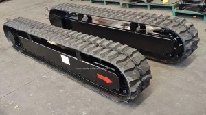 Kina tilpasset crawler borerig undervogn med forlænget gummibånd til transportør