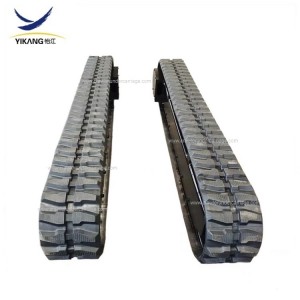 Rubber track undercarriage with extended rubber track for Drilling rig carrier crawler from Yijiang manufacturer