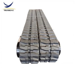 Material rodante de esteira transportadora de plataforma de perfuração com esteira de borracha estendida do fabricante Yijiang