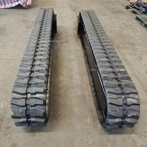 China manufacturer custom drilling rig crawler rubber tracked undercarriage with extended rubber track for carrier