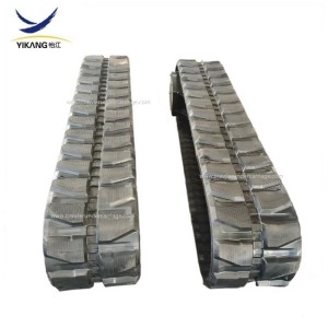 Custom mini rubber track undercarriage with middle structural parts system for crawler robot vehiculum