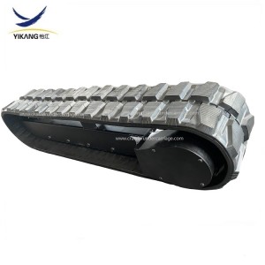 China Manufacturer Mini Excavator Truck Platform Crawler Chassis Rubber Track Undercarriage