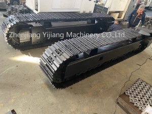 Factory custom crawler drilling rig parts steel track undercarriage for 5-60 tons construction machinery