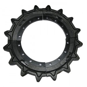 rubber track undercarriage parts sprocket(4 pieces) roller fit for Morooka MST2200 MST1500 dump truck