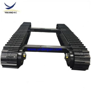 Customized Hydraulic Steel Track Crawler Undercarriage with Motor for Small Excavator Drilling Rig Crane