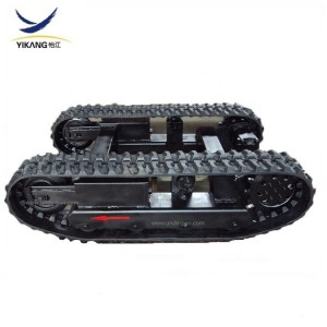 0.5-5 tons mini custom rubber track undercarriage for robot transport vehicle