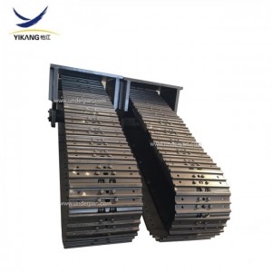 20-75 tons drilling rig chassis crawler rubber track for heavy machinery excavator crusher