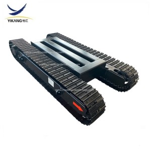 custom crawler steel track undercarriage platform form ng China Yijiang company para sa carrier ng drilling rig