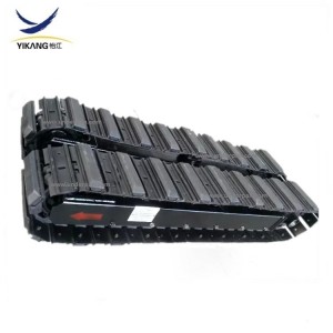 rubber pads steel track undercarriage for small 8 tons crawler drilling rig customized by China Yijiang company