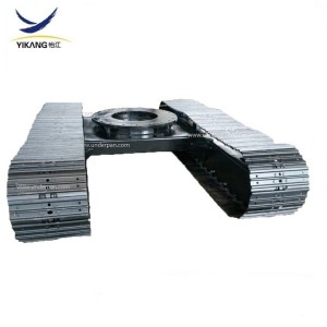 10-30 toneladang excavator parts na rubber o steel track undercarriage na may slewing bearing mula sa China Yijiang