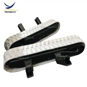 Puting non-marking rubber track undercarriage para...