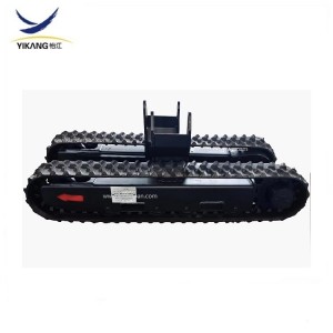 High quality spider lift parts rubber track undercarriage from China Yijiang Machinery