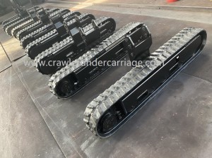 중국 제조업체의 미니 크롤러 스파이더 리프트/엘리베이터용 맞춤형 고무 트랙 하부 구조