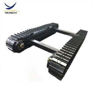 Universal steel track undercarriage for 3-20 tons drilling rig transport vehicle robot