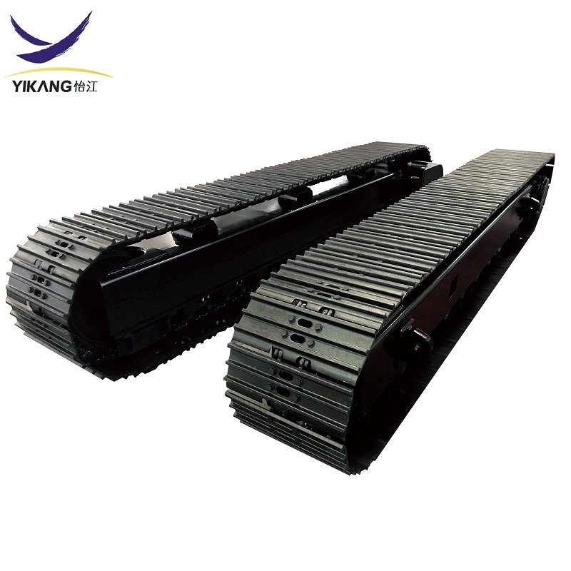 Super Purchasing for Compact Track Skid Steer Loader Undercarriage - Custom steel track undercarriage for carry 20-150 ton mobile crusher – YIJIANG