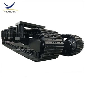 Heavy machinery parts tracked undercarriage for excavator mobile crusher drilling rig transport vehicle