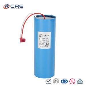Long Charge-Discharge Life DC Link Film Capacitor for Defibrillator