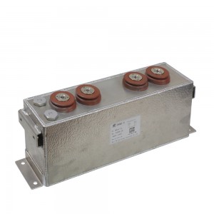Self-healing film Power capacitor bank for rail traction